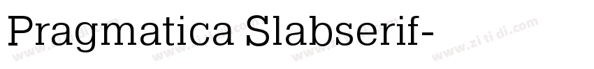 Pragmatica Slabserif字体转换 Pragmatica Slabserif字体转换